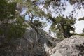 Castle of Monolithos, Rhodes island, Greece Royalty Free Stock Photo