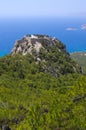 Castle of Monolithos, Rhodes island, Greece Royalty Free Stock Photo