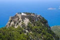 Castle of Monolithos, Rhodes island, Greece Royalty Free Stock Photo