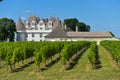 Castle Montbazillac-Vineyard of Bergerac-Dordogne-France Royalty Free Stock Photo