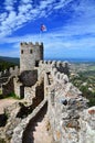 Castle of the Moors, Sintra, Portugal landmark Royalty Free Stock Photo