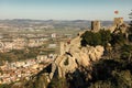 Castle of the Moors. Sintra. Portugal Royalty Free Stock Photo