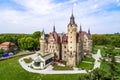 Castle in Moszna near Opole, Silesia, Poland