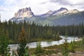 Castle Mountain Banff National Park Royalty Free Stock Photo