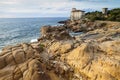 Castle of the mug, mug flat rocks, Etruscan Coast Livorno Tusca