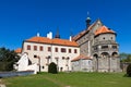 Castle with museum, St. Procopius basilica and monastery, town Trebic UNESCO, the oldest Middle ages settlement of jew community