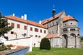 Castle with museum, St. Procopius basilica and monastery, town Trebic UNESCO, the oldest Middle ages settlement of jew community