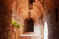 Castle interior in Napa Valley Vineyard, California, USA Royalty Free Stock Photo