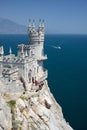 Castle near Yalta, Swallow nest Royalty Free Stock Photo