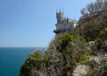 Castle near Yalta, Swallow nest Royalty Free Stock Photo