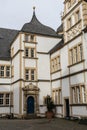 Castle Neuhaus as a old building on a hill Royalty Free Stock Photo
