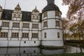 Castle Neuhaus as a old building on a hill Royalty Free Stock Photo