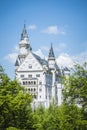 Castle Neuschwanstein Bavaria Germany Royalty Free Stock Photo