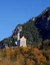 Castle of Neuschwanstein near Munich Royalty Free Stock Photo