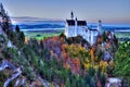 Castle of Neuschwanstein near Munich Royalty Free Stock Photo
