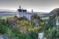 Castle of Neuschwanstein near Munich Royalty Free Stock Photo