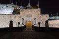 Castle at night. Edinburgh. Scotland. UK.