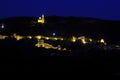 Castle at night