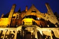 Castle night scene in victoria Royalty Free Stock Photo