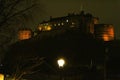 Castle in the night Scotland Royalty Free Stock Photo
