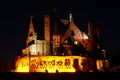 Castle nightshot Royalty Free Stock Photo