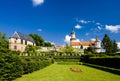 Castle of Nove Mesto nad Metuji with garden, Czech Republic