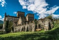 Castle old stone medieval city