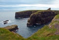 Castle of Old Wick, Caithness, Scotland, UK Royalty Free Stock Photo