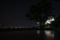 Castle in Osaka by night