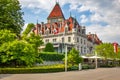 Castle of Ouchy in Lausanne, Swiss Royalty Free Stock Photo