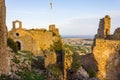 The castle of Palafolls, near the town of Blanes