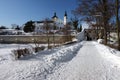 Castle in pardubice Royalty Free Stock Photo