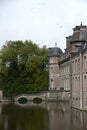 Castle and park of Beloeil in Belgium Royalty Free Stock Photo