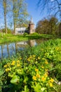 Castle and park Hackfort in Vorden The Netherlands Royalty Free Stock Photo