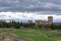 Castle of Penaranda de Duero in province of Burgos, Spain Royalty Free Stock Photo
