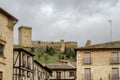 Castle of Penaranda de Duero in province of Burgos, Spain Royalty Free Stock Photo