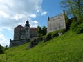 Castle in Pieskowa SkaÃâa Royalty Free Stock Photo