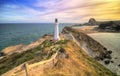 Lighthouse on cliff