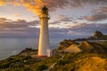 Castle Point Lighthouse in sunrise, New Zealand