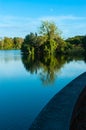 Castle pond in Flechtingen Royalty Free Stock Photo