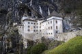 Castle of predjama in slovenia Royalty Free Stock Photo