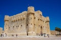 Citadel of Qaitbay, a 15th-century defensive fortress located on the Mediterranean sea coast, in Alexandria, Egypt