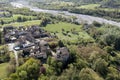 Castle Ratti Borghetto di Borbera Pemonte Italy Village aerial View Panorama