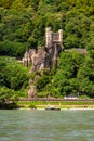 Castle Rheinstein, Trechtingshausen, Rhineland-Palatinate, Germany, Europe Royalty Free Stock Photo