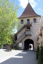 Castle in Rhine falls, Schaffhausen Royalty Free Stock Photo