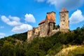 Castle on a rock, Hardegg, Austria Royalty Free Stock Photo