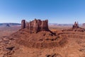 Castle Rock at Monument Valley Navajo Tribal Park in Arizona, USA. Royalty Free Stock Photo