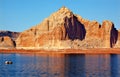 Castle Rock Wahweap Bay Lake Powell Glen Canyon Royalty Free Stock Photo