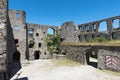 The castle ruin Konigstein Taunus, interior view, hesse,Germany Royalty Free Stock Photo