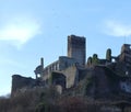 Castle ruin Metternich at Beilstein, Germany Royalty Free Stock Photo